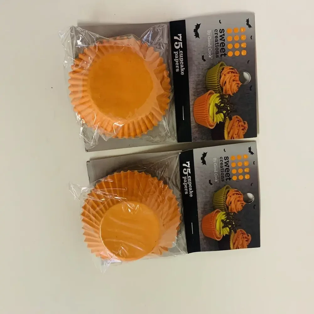 150 PIECES Cupcake Papers Sweet Creations 3 Colors Halloween‎ Cupcake Cups